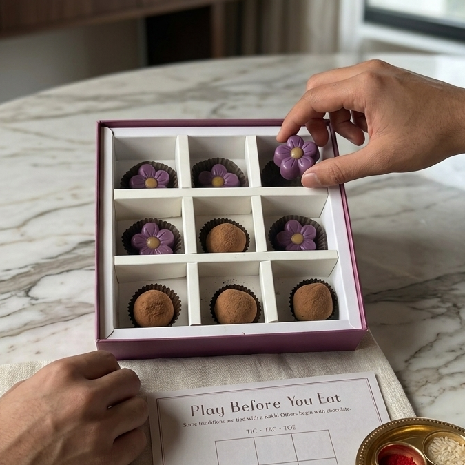 The Tic-Tac-Toe Chocolate Box- Play Before You Eat